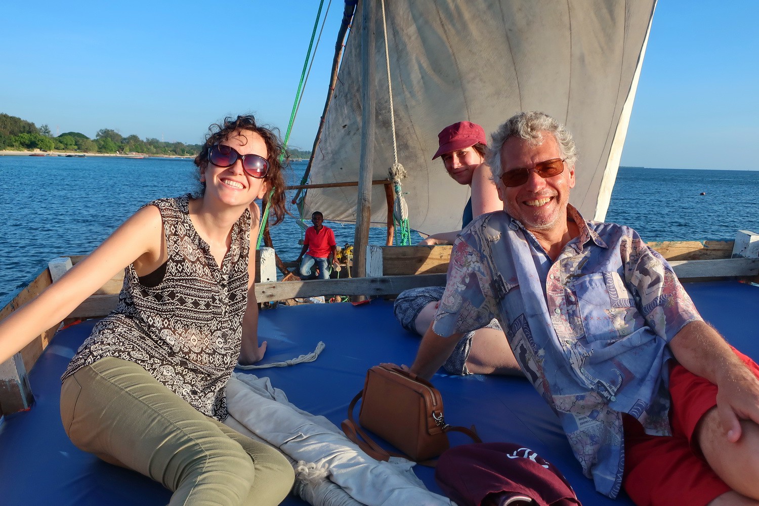 On a dhow for sunset